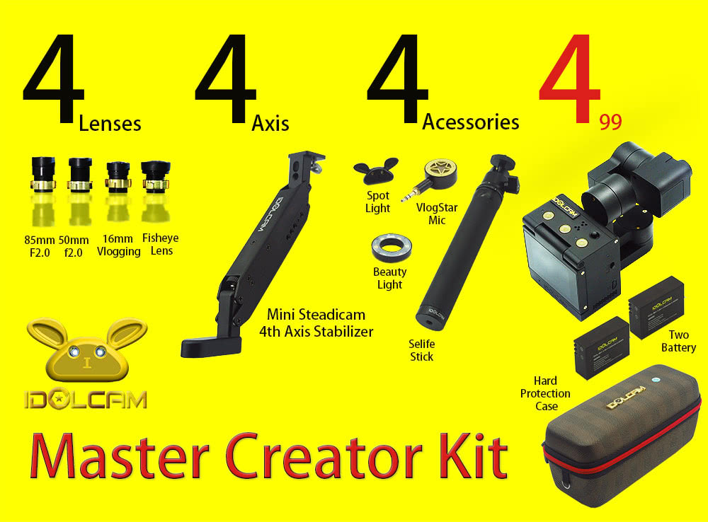 IDOLCAM master Creator Package Kit
