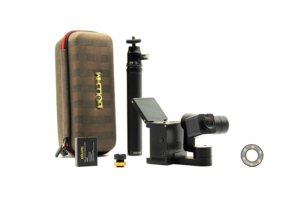 IDOLCAM Gold Package is the perfect low cost vlogging YouTube camera under $500.  It's the only all-in-on vlogging solution that comes with lighting, interchangeable lenses, 3 axis gimbal and flipscreen all into one palm-sized device. 